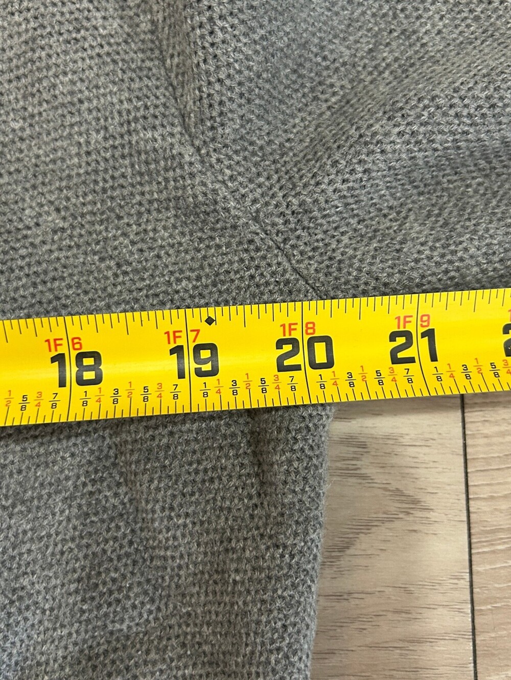 Polo Ralph Lauren Men's Gray Pima Cotton Quarter Zip Preppy Classic Sweater L - Picture 6 of 6
